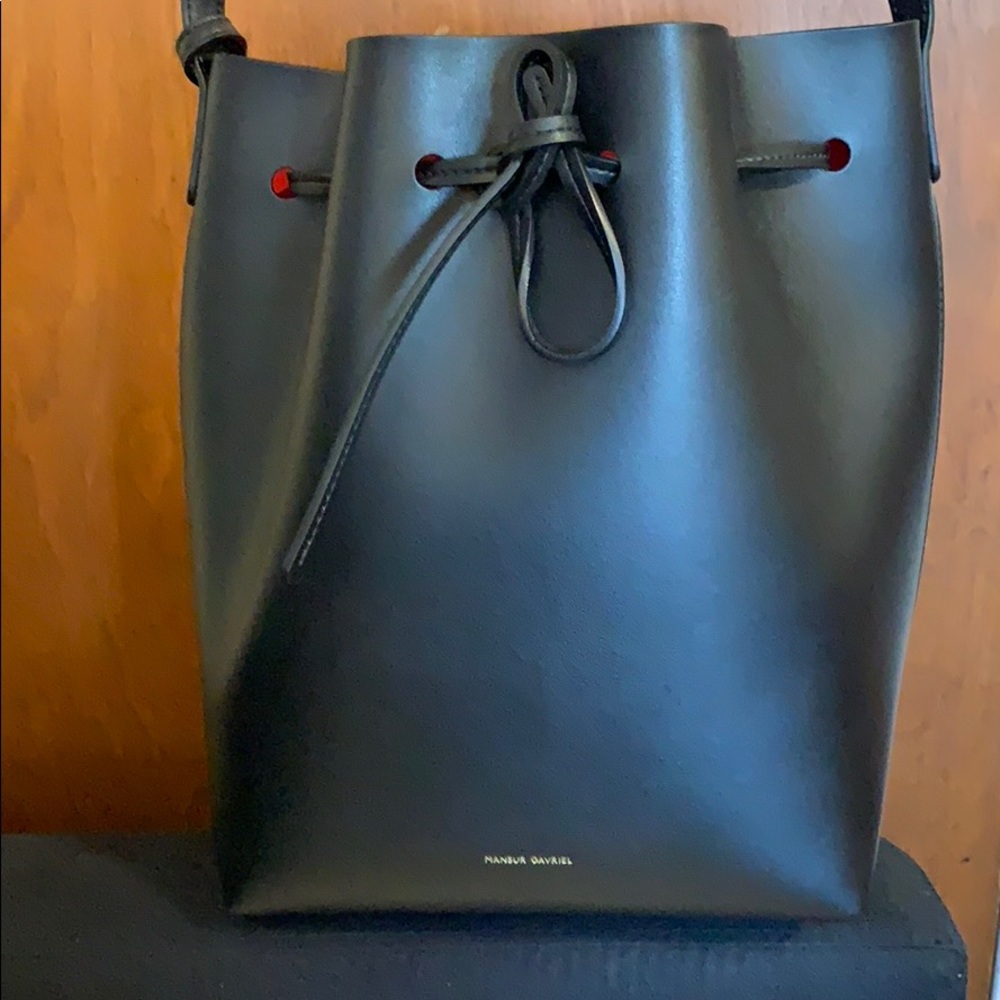 Original Mansur Gavriel Bucket Bag in Flamma